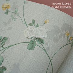 Giấy dán tường hoa thiên nhiên Hàn Quốc Bloom 82092