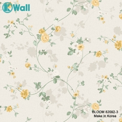 Giấy dán tường hoa thiên nhiên Hàn Quốc Bloom 82092