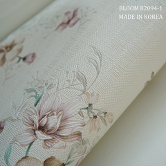 Giấy dán tường hoa Hàn Quốc Bloom 82094