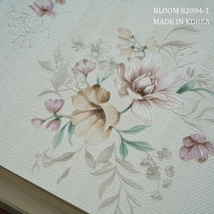 Giấy dán tường hoa Hàn Quốc Bloom 82094