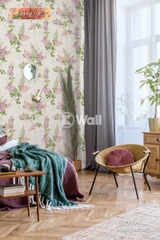 Giấy dán tường hoa Hàn Quốc Bloom 82099
