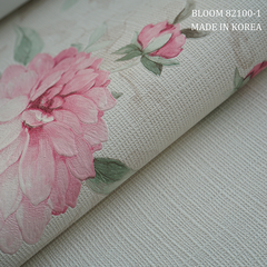 Giấy dán tường hoa Hàn Quốc Bloom 82100