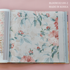 Giấy dán tường hoa Hàn Quốc Bloom 82100