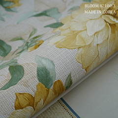 Giấy dán tường hoa Hàn Quốc Bloom 82100