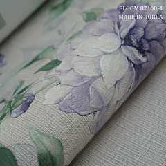 Giấy dán tường hoa Hàn Quốc Bloom 82100