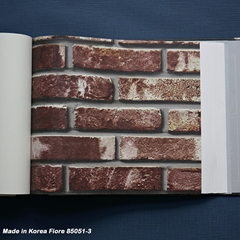 Giấy dán tường giả gạch Hàn Quốc Fiore 85051