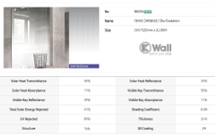 Phim cách nhiệt trang trí kính Hàn Quốc Huyndaesheet 88294