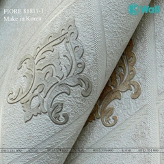 Giấy dán tường hoa văn Hàn Quốc Fiore 81811