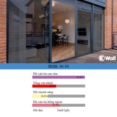 Phim cách nhiệt cửa kính Hàn Quốc IRBK30-50