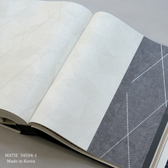 Giấy dán tường phòng khách Hàn Quốc Matie 34504