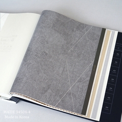 Giấy dán tường phòng khách Hàn Quốc Matie 34504