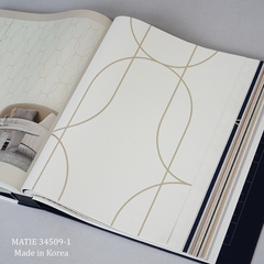 Giấy dán tường phòng ngủ Hàn Quốc Matie 34509