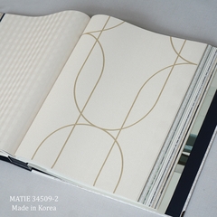 Giấy dán tường phòng ngủ Hàn Quốc Matie 34509