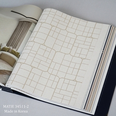 Giấy dán tường phòng ngủ Hàn Quốc Matie 34511