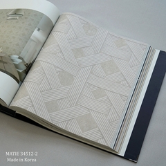 Giấy dán tường phòng khách Hàn Quốc Matie 34512
