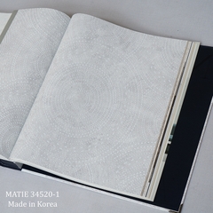 Giấy dán tường phòng khách Hàn Quốc Matie 34520