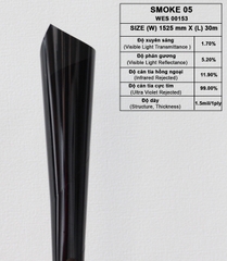 Phim cách nhiệt cửa kính Hàn Quốc Smoke 05