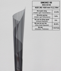 Phim cách nhiệt cửa kính Hàn Quốc Smoke 50