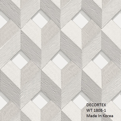 Giấy dán tường họa tiết 3D Hàn Quốc Decortex WT1808