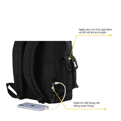 Balo thời trang Natoli B31 Buckle Flap