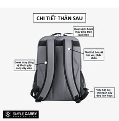 Balo laptop đa năng Simplecarry B2B06
