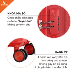 Combo bộ 2 vali kéo Bamozo 8801C cao cấp (20+24)