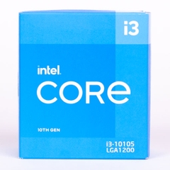 CPU INTEL CORE I3-10105F (3.7GHZ TURBO UP TO 4.4GHZ, 4 NHÂN 8 LUỒNG, 6MB CACHE, 65W) - SOCKET INTEL LGA 1200