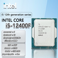 CPU Intel Core i5-12400F TRAY NEW (Upto 4.4Ghz, 6 nhân 12 luồng, 18MB Cache) - Socket Intel LGA 1700)