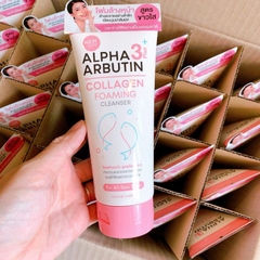 Sữa Rửa Mặt Trắng Da Ngừa Mụn Alpha Arbutin Collagen Foaming Cleanser Thái Lan 120ml