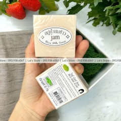 Xà Phòng Cám Gạo Trắng Da Jam Rice Milk Soap Thái Lan 60g