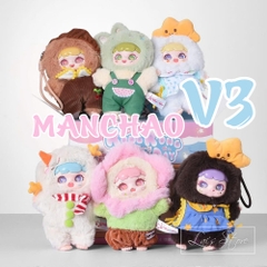 Blind Box Manchao V3 Rong Rong Every Day Hộp Mù Ngẫu Nhiên Búp Bê Mô Hình Đồ Chơi Trang Trí Quà Tặng