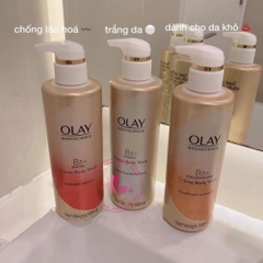 Sữa Tắm Olay B3 Thái Lan Vitamin C / Peptide / Hyaluronic Axid 500ml