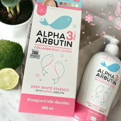 Sữa Dưỡng Thể Trắng Da Alpha Arbutin Collagen Lotion Precious Skin Thái Lan 500ml