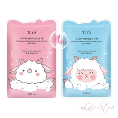 Mặt Nạ Ủ Tay Chân Sữa Dê Niacinamide TLYA Dưỡng Ẩm Mềm Mịn, Sáng Da, Giảm Nứt Tay Chân