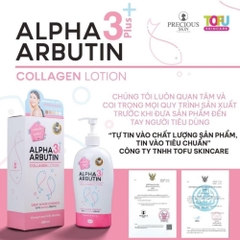 Sữa Dưỡng Thể Trắng Da Alpha Arbutin Collagen Lotion Precious Skin Thái Lan 500ml