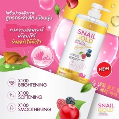 Sữa Dưỡng Thể Trắng Da Snail Gold Arbutin Mix Berry Body Lotion Precious Skin Thailand 500ml