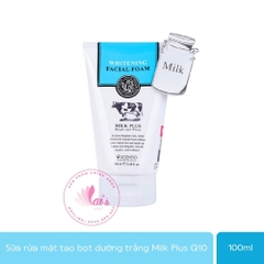 Sữa Rửa Mặt Trắng Da Sữa Bò Scentio Milk Plus Beauty Buffet Thái Lan Tạo Bọt Dưỡng Trắng, Trẻ Hoá Da