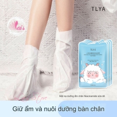 Mặt Nạ Ủ Tay Chân Sữa Dê Niacinamide TLYA Dưỡng Ẩm Mềm Mịn, Sáng Da, Giảm Nứt Tay Chân