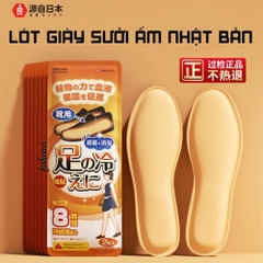 Miếng Lót Giày Giữ Nhiệt Giữ Ấm Bàn Chân WECAN Công Nghệ Nhật Bản Khử Mùi Hôi, Tự Sưởi Ấm