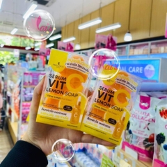 Xà Phòng Serum Vit C Lemon Soap 80g Precious Skin Thailand Sáng Da, Kiểm Soát Dầu, Giảm Thâm Mụn