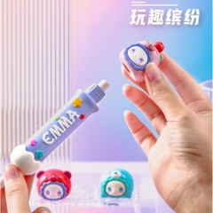 Blind box Bàn Chải Đánh Răng EMMA RUA RUA ZOO Hộp Mù Ngẫu Nhiên Kiểu Dáng Đáng Yêu Cho Bé Và Mẹ