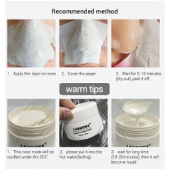 Mặt Nạ Lột Mụn LANBENA 30g Tặng 60 Giấy Lột Mụn Loại Bỏ Mụn Đầu Đen Hiệu Quả