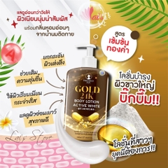 Sữa Dưỡng Thể Trắng Da GOLD 24K Body Lotion Active White Precious Skin Thailand 500ml