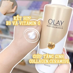 Sữa Tắm Trắng Da Olay Body Cellscience B3+ 500g - Nội Địa Trung