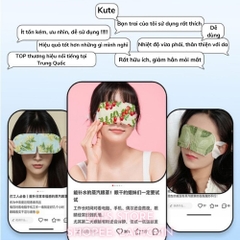 Hộp 10 Miếng Mặt Nạ Mắt Nóng Thảo Dược WECAN Giúp Thư Giãn Mắt