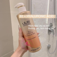 Sữa Tắm Olay B3 Thái Lan Vitamin C / Peptide / Hyaluronic Axid 500ml