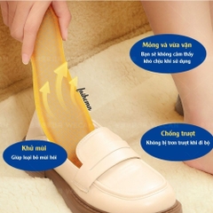 Miếng Lót Giày Giữ Nhiệt Giữ Ấm Bàn Chân WECAN Công Nghệ Nhật Bản Khử Mùi Hôi, Tự Sưởi Ấm