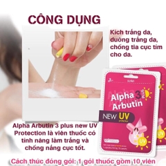 Vỉ Kích Trắng Alpha Arbutin 3 Plus