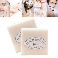 Xà Phòng Cám Gạo Trắng Da Jam Rice Milk Soap Thái Lan 60g
