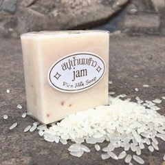Xà Phòng Cám Gạo Trắng Da Jam Rice Milk Soap Thái Lan 60g